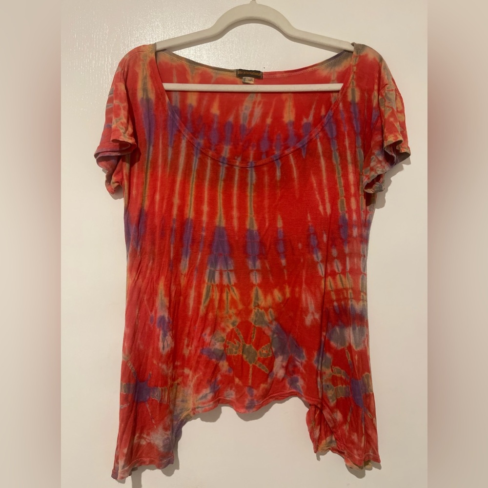 100% Rayon Tie Dye Top Women’s Size M